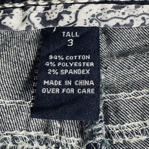 Amethyst Skinny Leg Jeans 3 Tall (27x31.5) Blue Distressed Embroidered Juniors - Picture 5 of 9